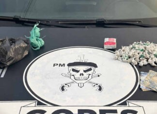 ABORDAGEM||| Suspeito é preso com drogas após tentar fugir de abordagem policial em bairro de São Miguel