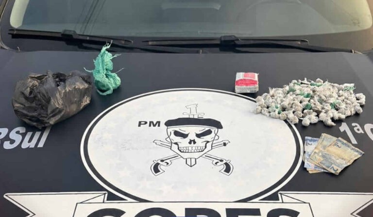 Suspeito é preso com drogas após tentar fugir de abordagem policial em bairro de São Miguel