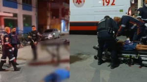 Motociclista passa mal, cai em avenida movimentada e mobiliza socorro em São Miguel dos Campos