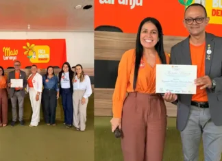 MENÇÃO HONROSA||| Arquimedes Washington participa da abertura do Maio Laranja e recebe homenagem em Viçosa