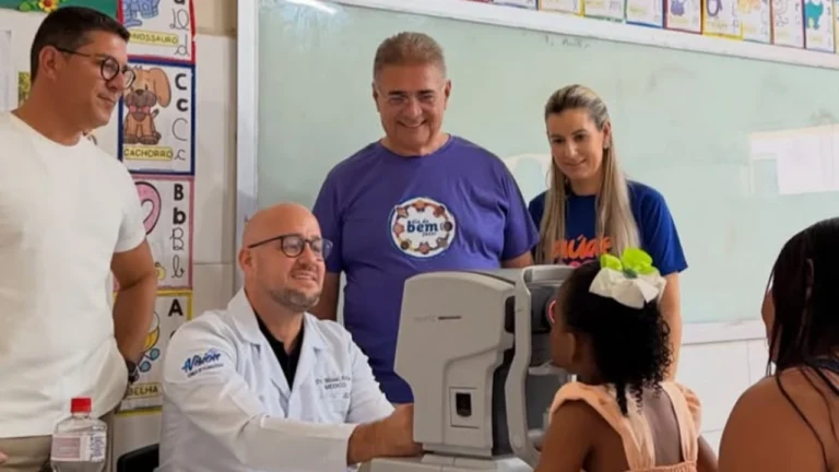 Projeto Visão para o Futuro atende mais de 150 estudantes e reforça cuidados com saúde ocular