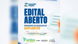 São Miguel dos Campos abre inscrições para escolha suplementar de suplentes do Conselho Tutelar